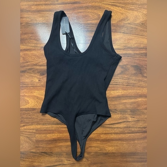 𝅺articles of Society black tank Double Scoop Bodysuit size medium - Picture 2 of 3